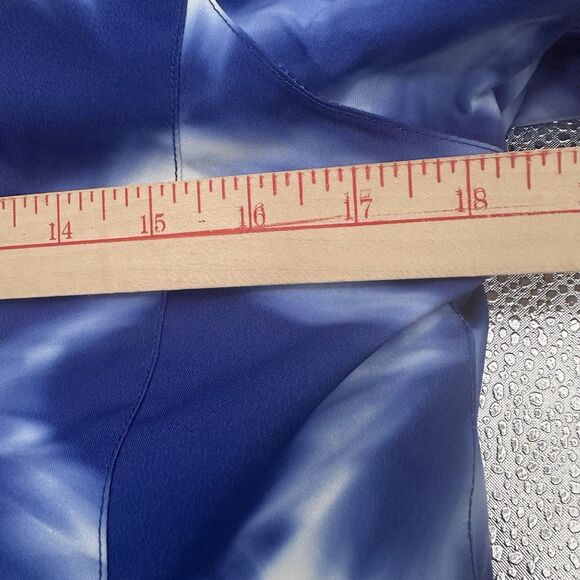 Roxy Girl Jetty Snowboarding Ski Jacket 10 M Hooded Waterproof Blue Floral Coat - Picture 10 of 13